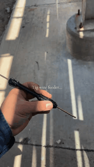 🔥 Adjustable Welding Wire Feed Pen, Anti-Slip Aluminum Welding Wire Feeder