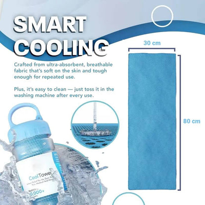 🥶Summer Hot Sale - BUY 1 GET 1 FREE!!⚡50K+ SOLD!❄️Cold Sweat Towel You Can Use Anywhere, Anytime! Reusable Soft Absorbent Cooling Portable