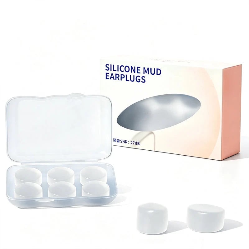 💥Buy 1 get 1 free💕Moldable Silicone Mud Earplugs