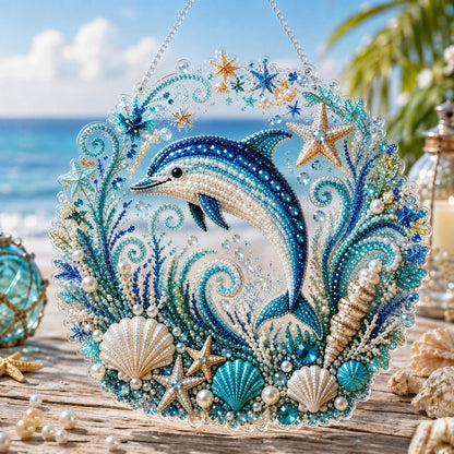 🌊Ocean Pearl Art DIY Hanging Ornament Kit