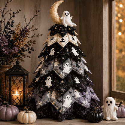 🎃 DIY Halloween Quilted Fabric Tree Kit