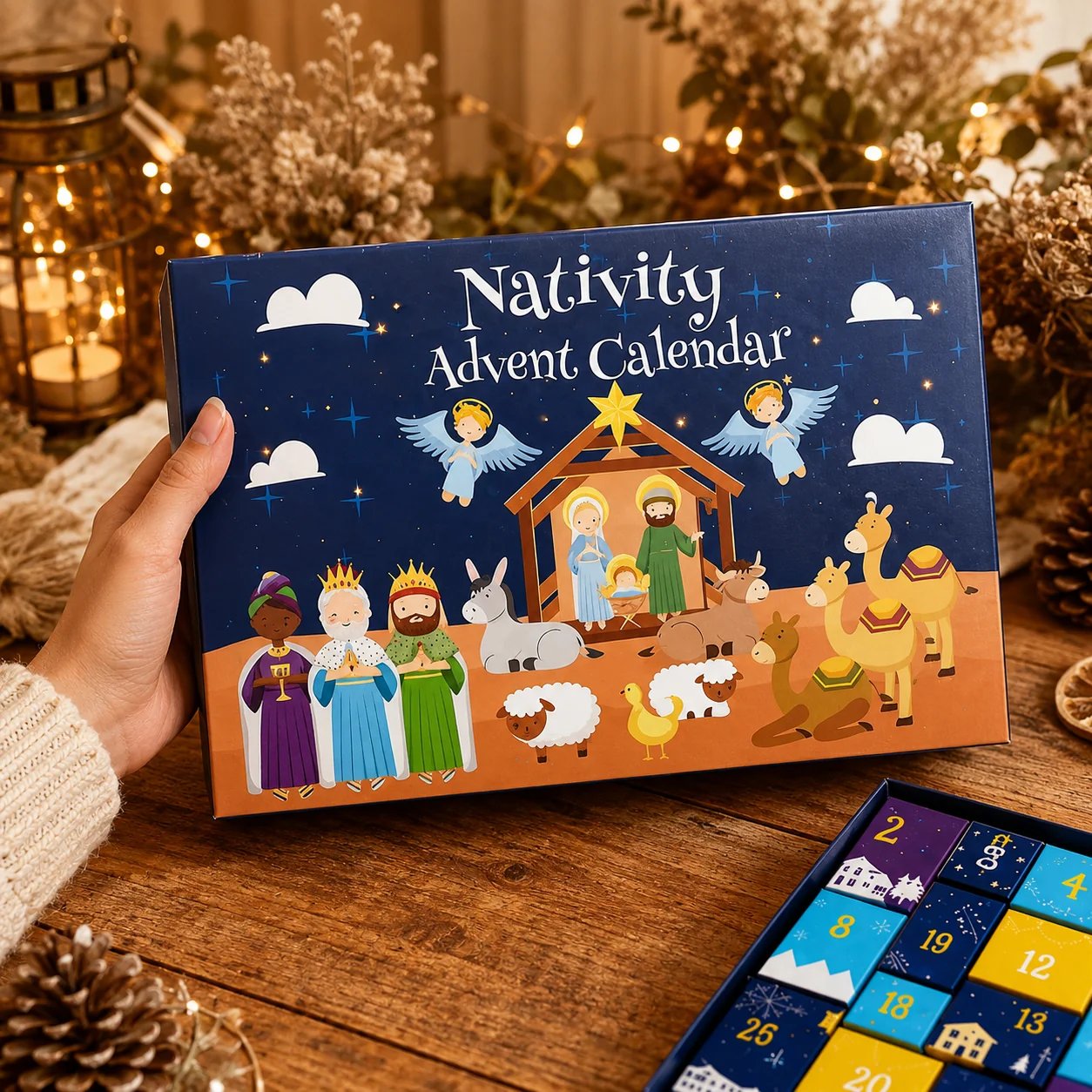💯2026 Nativity Advent Calendar – 25-Piece Christmas Story Set for Kids