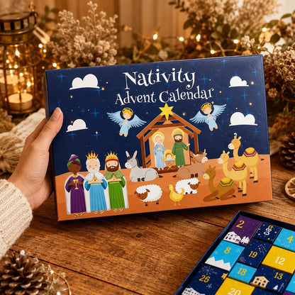 💯2026 Nativity Advent Calendar – 25-Piece Christmas Story Set for Kids