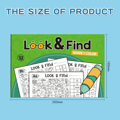 ✍️🧠Interactive Look & Find Colouring Book