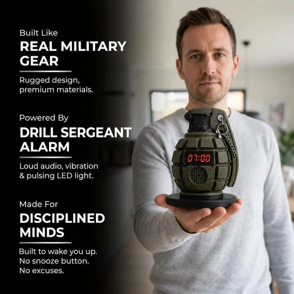 Grenade Alarm Clock