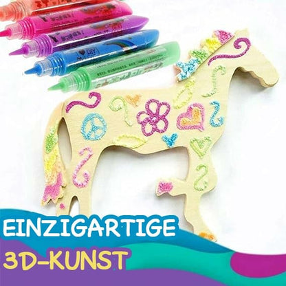 Save 50% by ordering today丨🦘🎁IEY® 3D Relief Art Pen – Turn Flat Drawings Into Touchable 3D Art