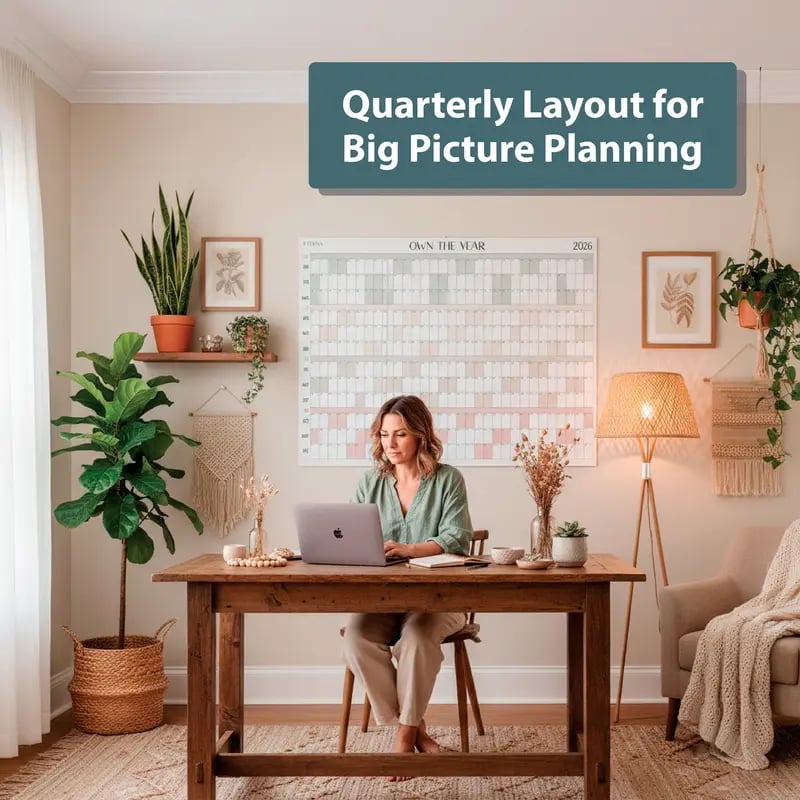 📅Own the Year 2027 GIANT Wall Calendar - Flexible Dry-Erase Material ✍️Design Your Amazing Year!🏃