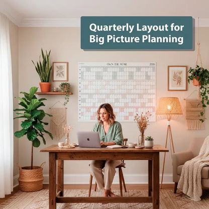 📅Own the Year 2027 GIANT Wall Calendar - Flexible Dry-Erase Material ✍️Design Your Amazing Year!🏃