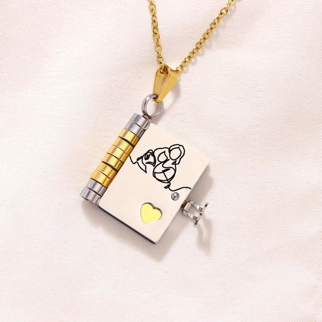 🔥HOT SALE🔥For Granddaughter and daughter - The Most Beautiful Chapter Book Necklace