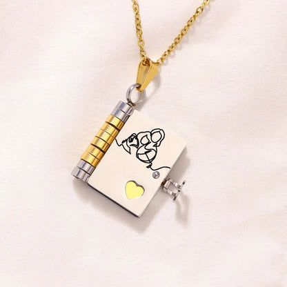 🔥HOT SALE🔥For Granddaughter and daughter - The Most Beautiful Chapter Book Necklace