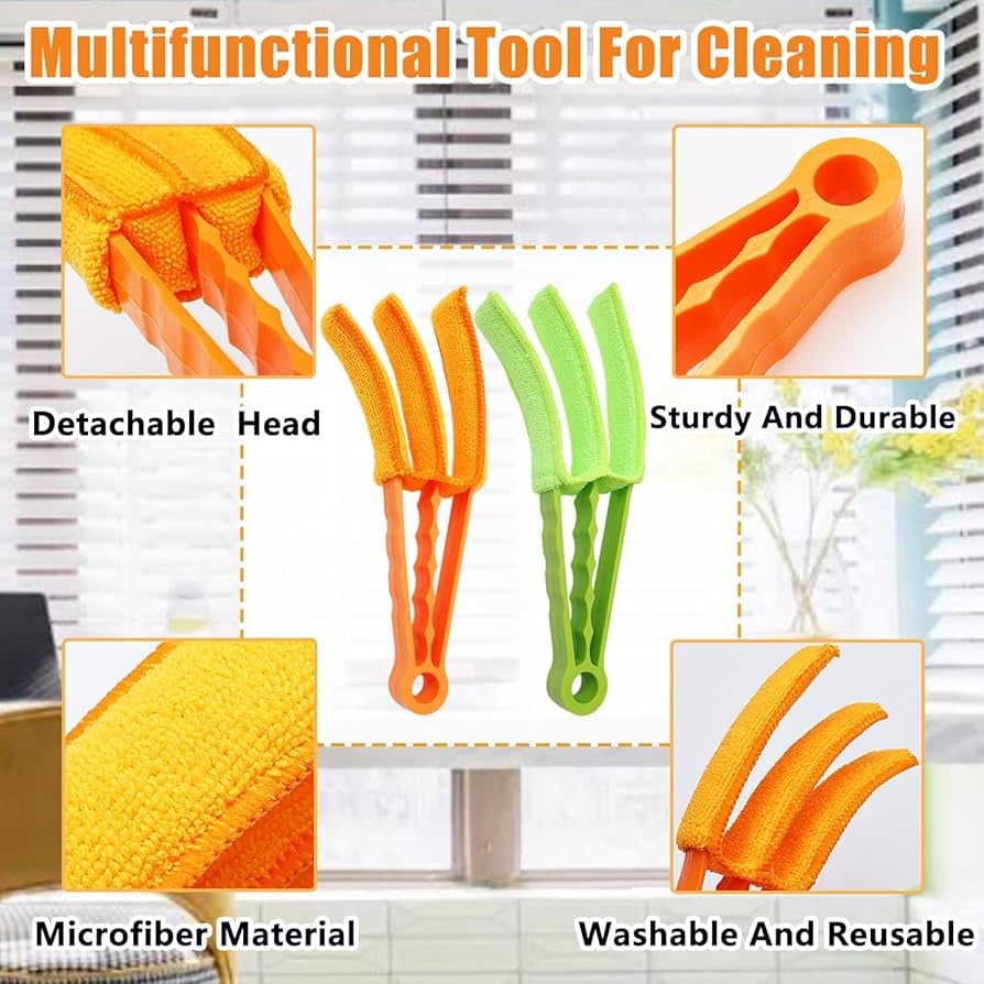🥳2026 HOT SALE🎁50K+ SOLD!💞3-in-1 Blinds and Ac Vent Cleaning Brush