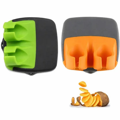 🥕 2-Piece Finger Vegetable Peeler Set – Peel Smarter, Prep Faster!