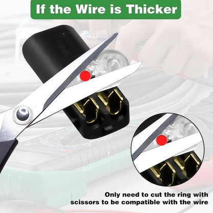 🔌Solderless Wire Connector – Compact Plug for LED Strips & 18–22 AWG Cables