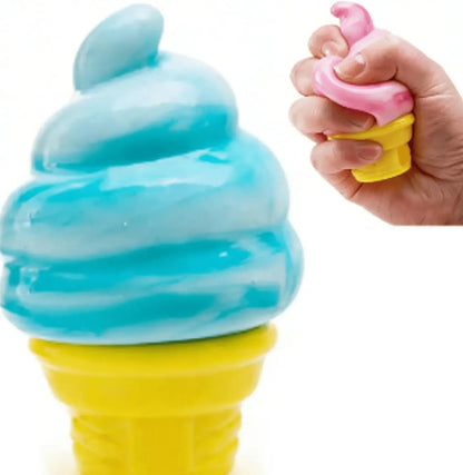 Ice Cream Squeeze Squishy, Ice Cream Squishy, Slow Rise Sensory Fidget Toy, Easter Basket Stuffers Party Favors🍦