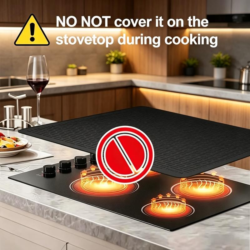 🍳Silicone Stove Top Cover Mat, Fits Many Stove Top Types