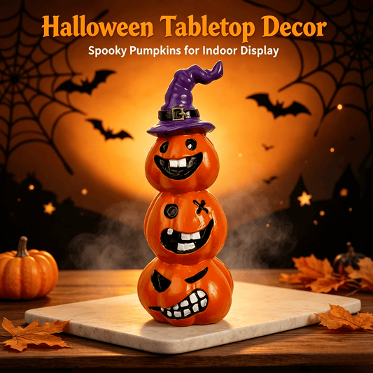 Halloween Spooky Pumpkin-Head Resin Ornament🎃