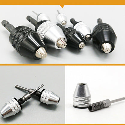 3-jaw chuck for electric screwdrivers and drills – keyless, quick-change & compatible with round and hexagonal shanks – perfect for hobby, renovation and precision work 🛠️✨