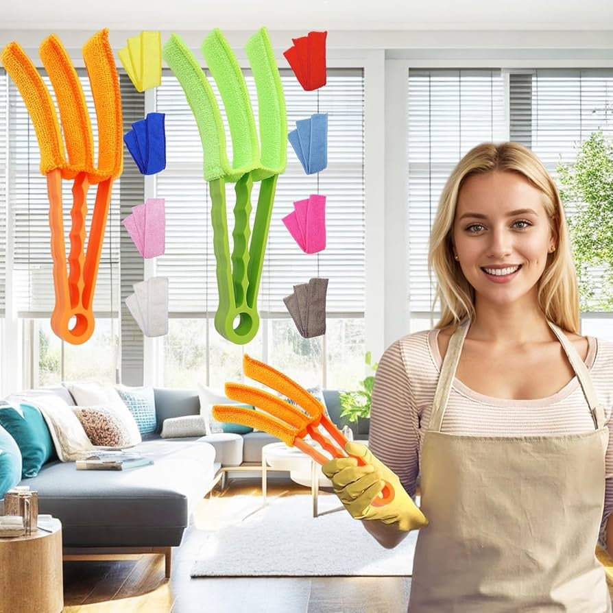 🥳2026 HOT SALE🎁50K+ SOLD!💞3-in-1 Blinds and Ac Vent Cleaning Brush