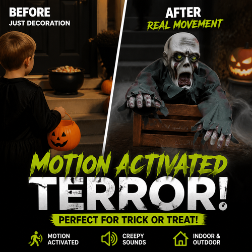 Halloween Horror Model Crawling Ghost