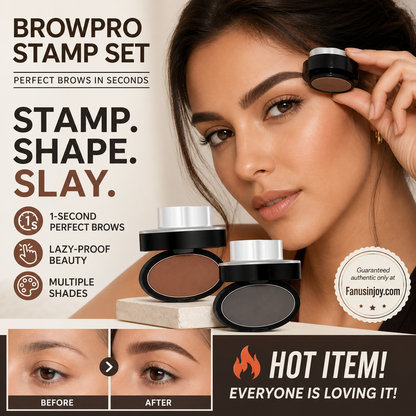 🎉 2026 Sale — Over 34,000 Sold! 💞 Eyebrow Stamp Powder with Brush
