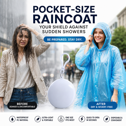 🔥Mini Ball Shape Disposable Raincoat(Buy 1 Get 1 Free)