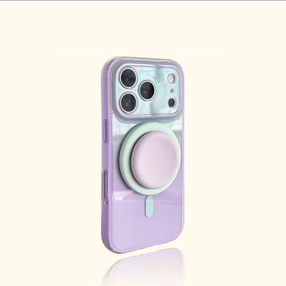 🔥Limited Time 50% Off✨Magnetic 2-in-1 double-layer gradient full-cover AI button case