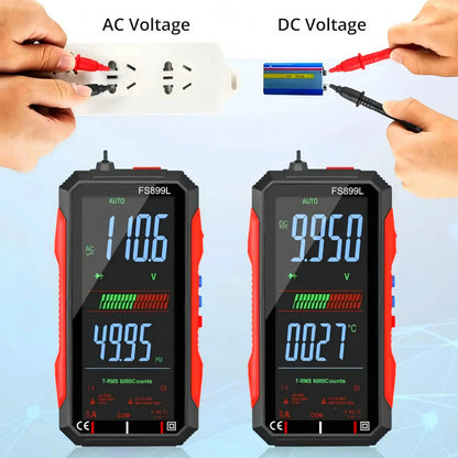 🔥Fully Automatic True RMS (TRMS) 6000 Count Digital Voltmeter