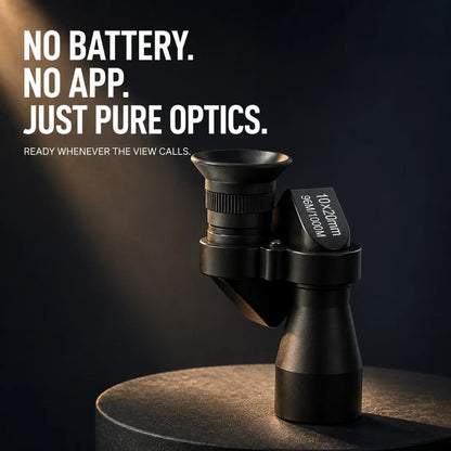 ⏰Limited Stock 49% OFF🔭 10×20 Mini Monocular Phone Telescope – Pocket Long-Distance Viewer with Adjustable Smartphone Clip