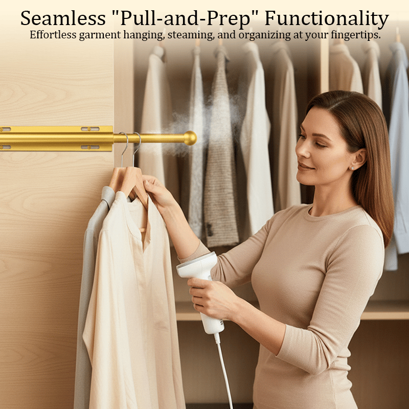 2026🗄️Valet Rod for Closet Pull Out