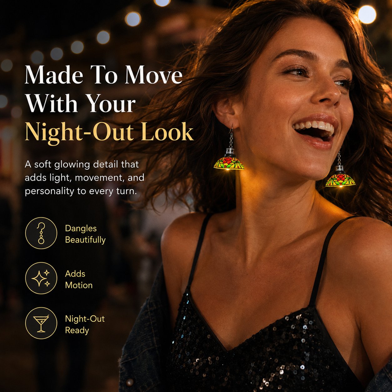 Light-Up Chandelier Earrings | The Perfect Party Accessory For Fun Nights & Special Moments