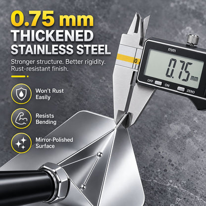 🛠️ Stainless Steel Inside Corner Finishing Trowel