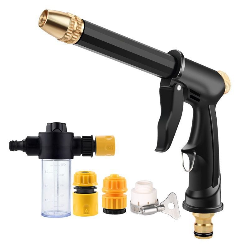 🔥[Father's Day Gift] Portable High-Pressure Spray Gun, Adjustable Hose Nozzle