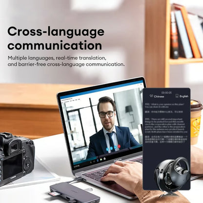 🏆#1 Best Seller ⏰LAST DAY 50% OFF 💎AI Translation Wireless OWS Bluetooth5.4 Earphones (Fit iOS & Android)