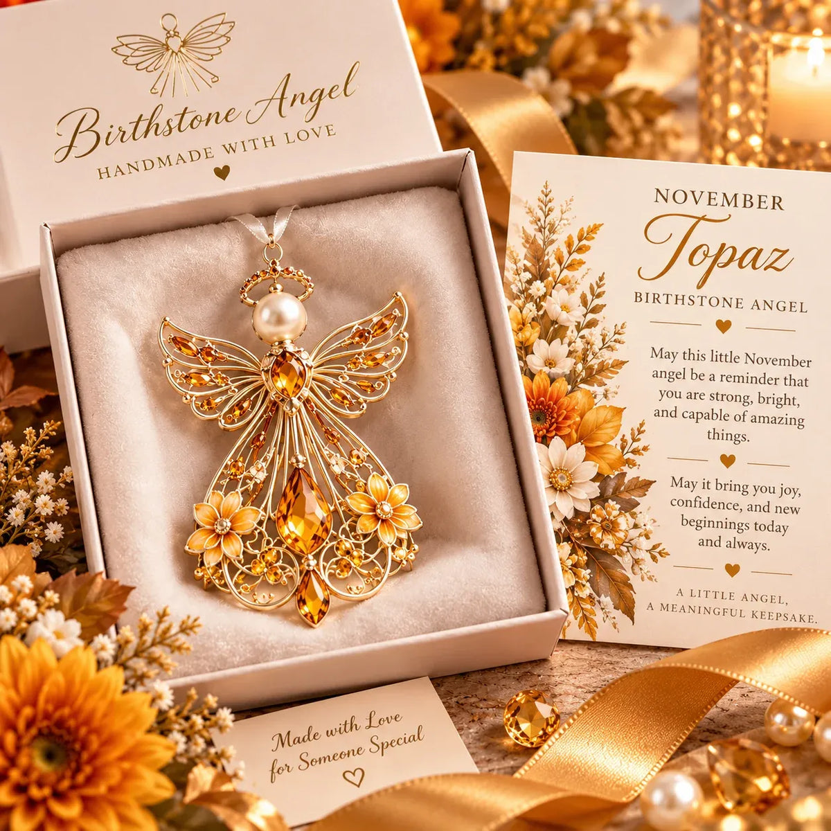 👼 Birth Month Guardian Angel | 12 Birthstone-Inspired Keepsakes for Meaningful Gifts ✨