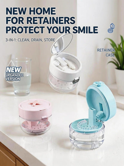 🔥49% OFF🦷 3-in-1 Retainer Cleaning & Storage Case