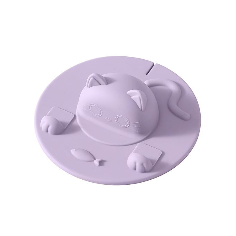 🎉🍵Universal Food-Grade Silicone Mug Lid (Cat Design)🐱
