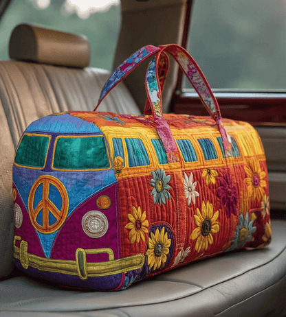 🔥Last Day 49% OFF -🚌👜Hippie Van Quilted Duffle Bag