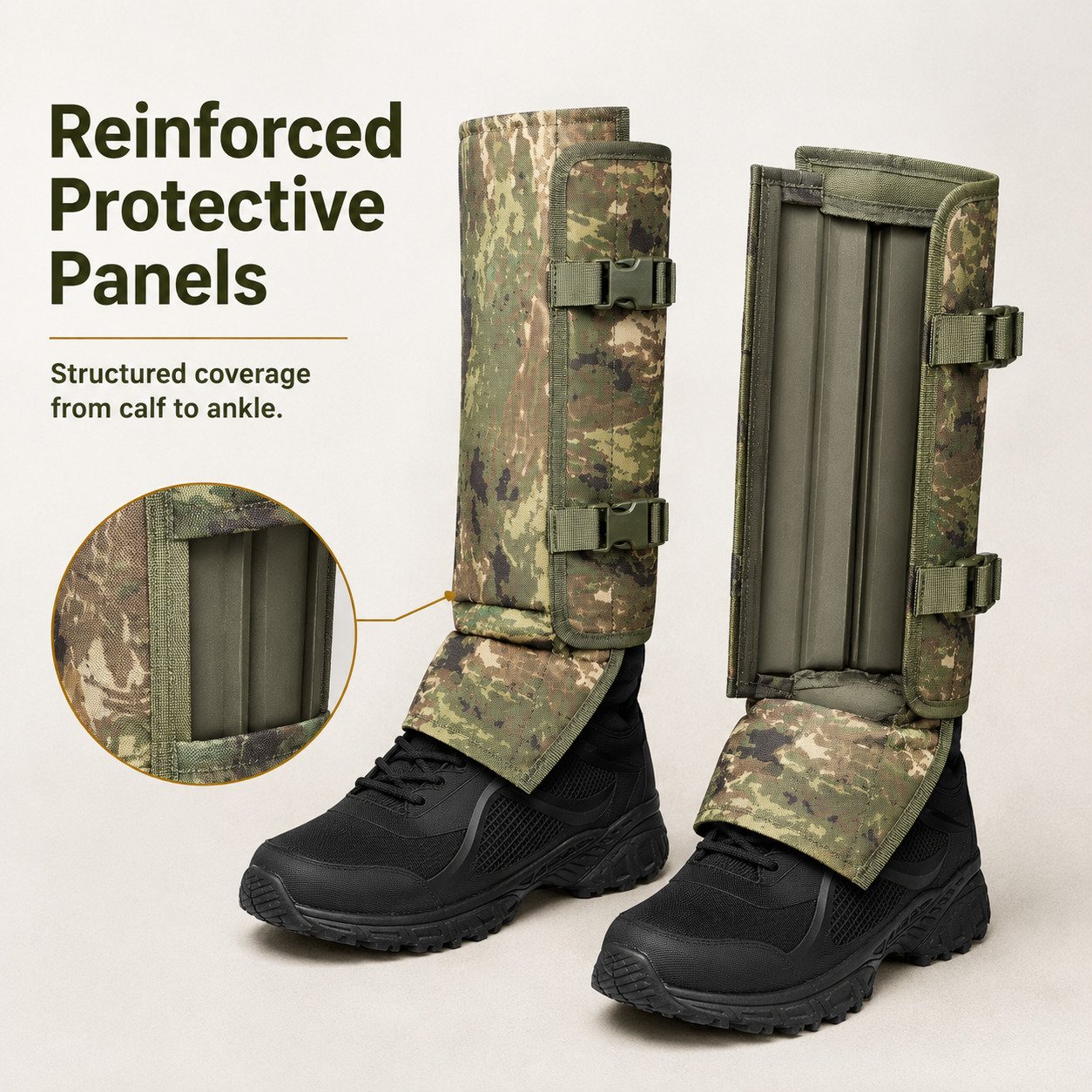 Professional Snake Guard Gaiters – Lightweight Leg Protection for Outdoor Use