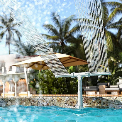 Pool Fountain - Dual Spray Water Fountains for Above Ground/Inground Pools
