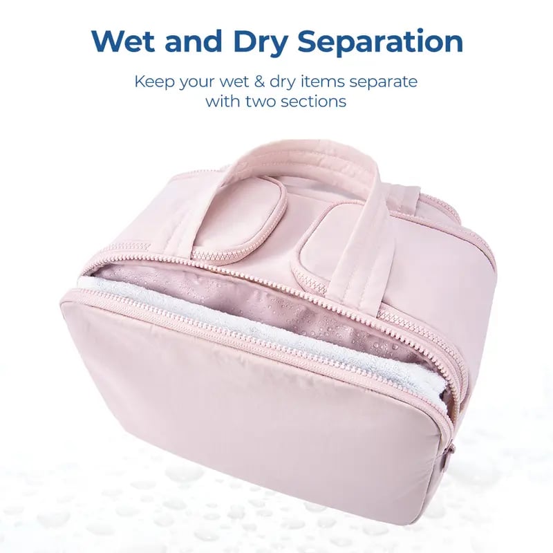 🔥ONLY $19.98🔥4-in-1 Puffy Multi-Functional Toiletry Bag for Women – Large Capacity Travel Organizer