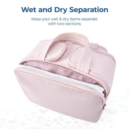 🔥ONLY $19.98🔥4-in-1 Puffy Multi-Functional Toiletry Bag for Women – Large Capacity Travel Organizer
