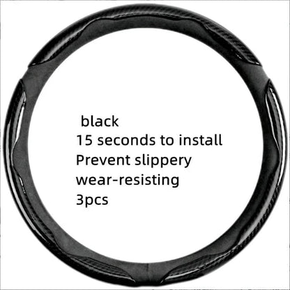 Non-Slip Car Steering Wheel Cover for 15 Inch Wheels
