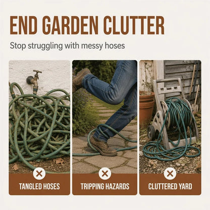🎉📢📢50% OFF !! ⏰Wall Mounted Iron Garden Hose Holder