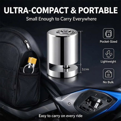 Motorcycle disc brake lock, anti-theft motorcycle safety brake disc lock 🔒