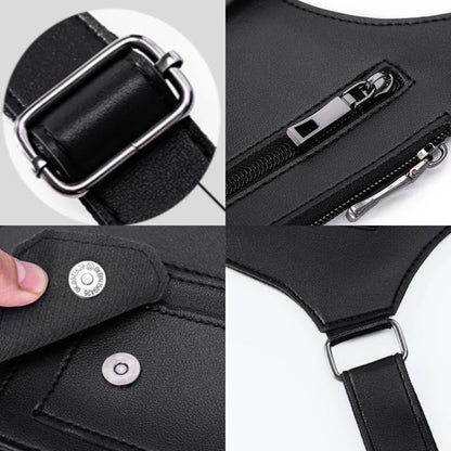🔥2026 Hot Sale 49% OFF!🔥-Premium Leather Adjustable Underarm Shoulder Bag for Men & Women