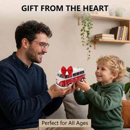 🚌WS-267BT Rechargeable Portable Bluetooth Speaker (Bus/Campervan Shape, ABS Build, 50Hz-20kHz)