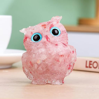 🔥Handmade Natural Crystal Gemstone Owl-BUY 2 FREE SHIPPING