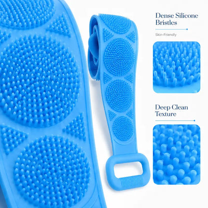 🧼2-in-1 Silicone Back Scrubber and Bath Brush