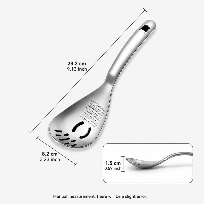 🥄304 Stainless Steel Multifunctional Kitchen Spoon