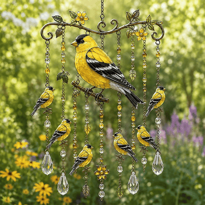 🐦🎐Last Day 49% OFF -🐦🎐 Bring Your Garden to Life! Graceful Hummingbird Wind Chime — Sparkling Suncatcher & Soothing Melodies